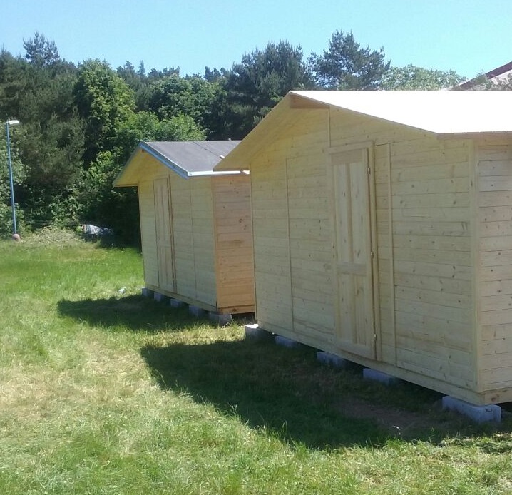 Fa szerkezetü nyaraló vagy hétvégi ház 5.1 m x 2.7 m 