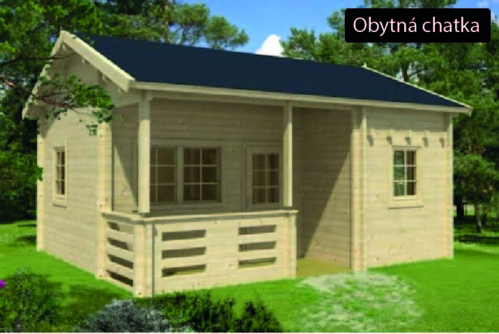 Kerti fa rönkház PALPLOMA HIGH 6,5 x 4,5m verandával 